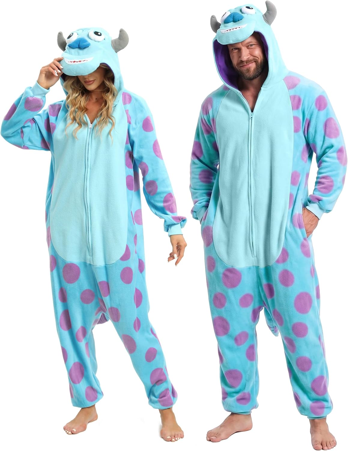 Detalle de LABULA Unisex Adult Animal Onesie Pajamas, Polar Fleece Halloween Costume