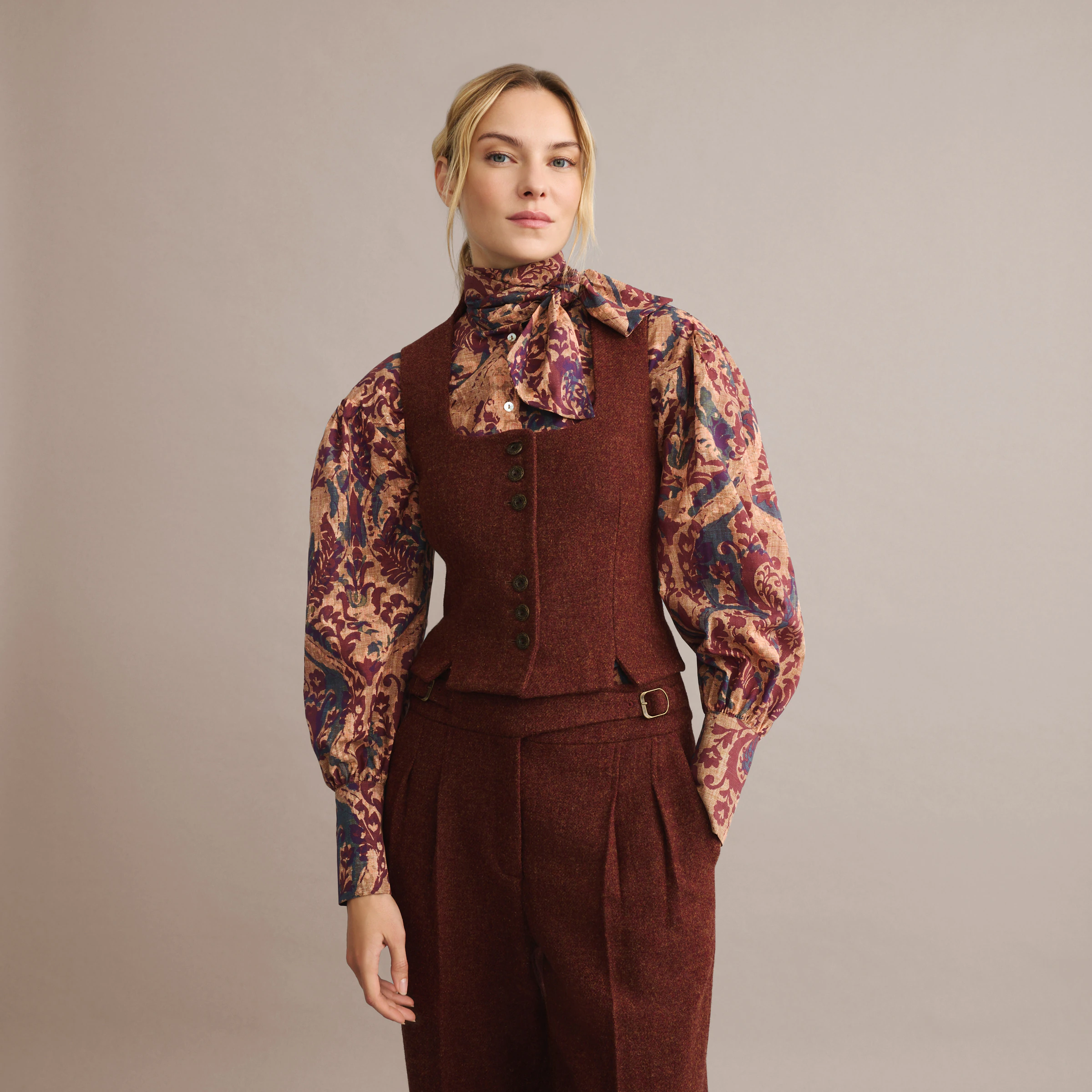 Thumbnail 1 de Verhunt Chaleco corto tweed básico 🧥