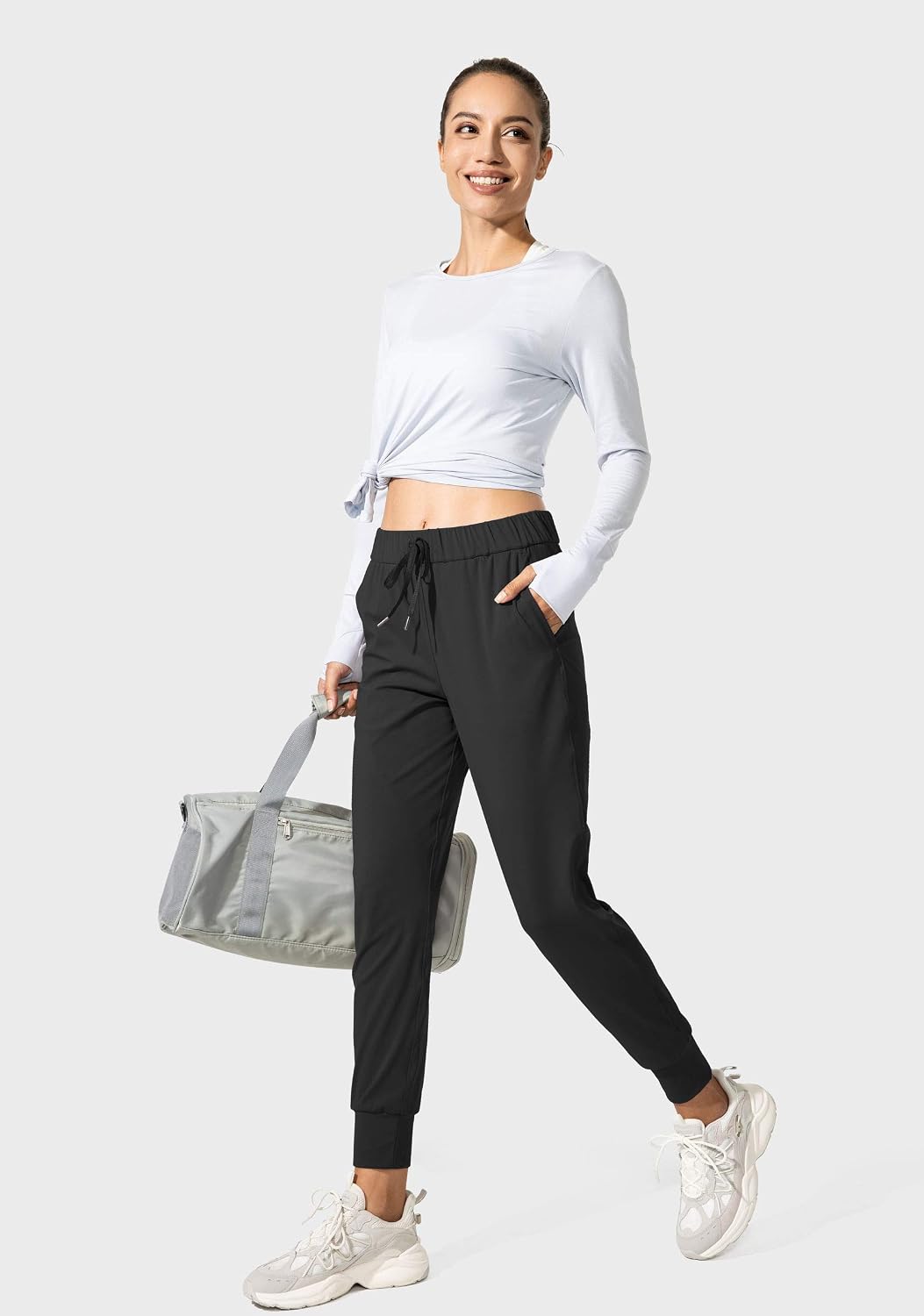 Thumbnail 5 de SANTINY Women's Joggers with Pockets, Four-Way Stretch, Quick-Dry Fabric