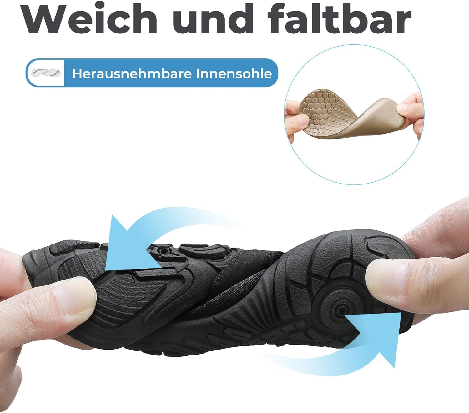 Thumbnail 5 de Mishansha Kinder Badeschuhe – Schnell trocknend, rutschfest, Gr. 24–35