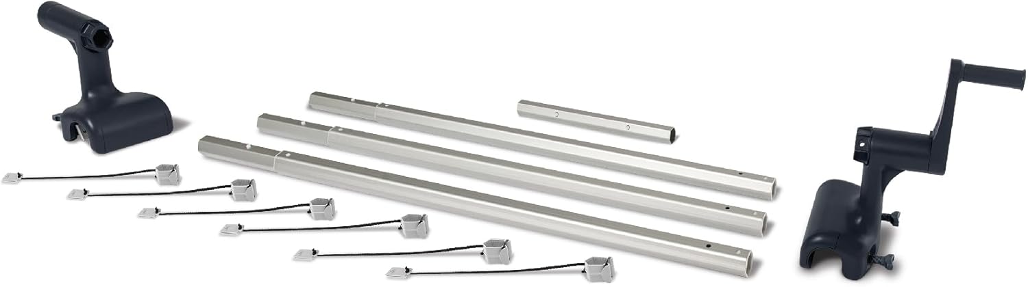 Detalle 1 de Intex 28051 Solar-Abdeckrolle – für Pools 274–488 cm, Aluminium/PVC, Grau