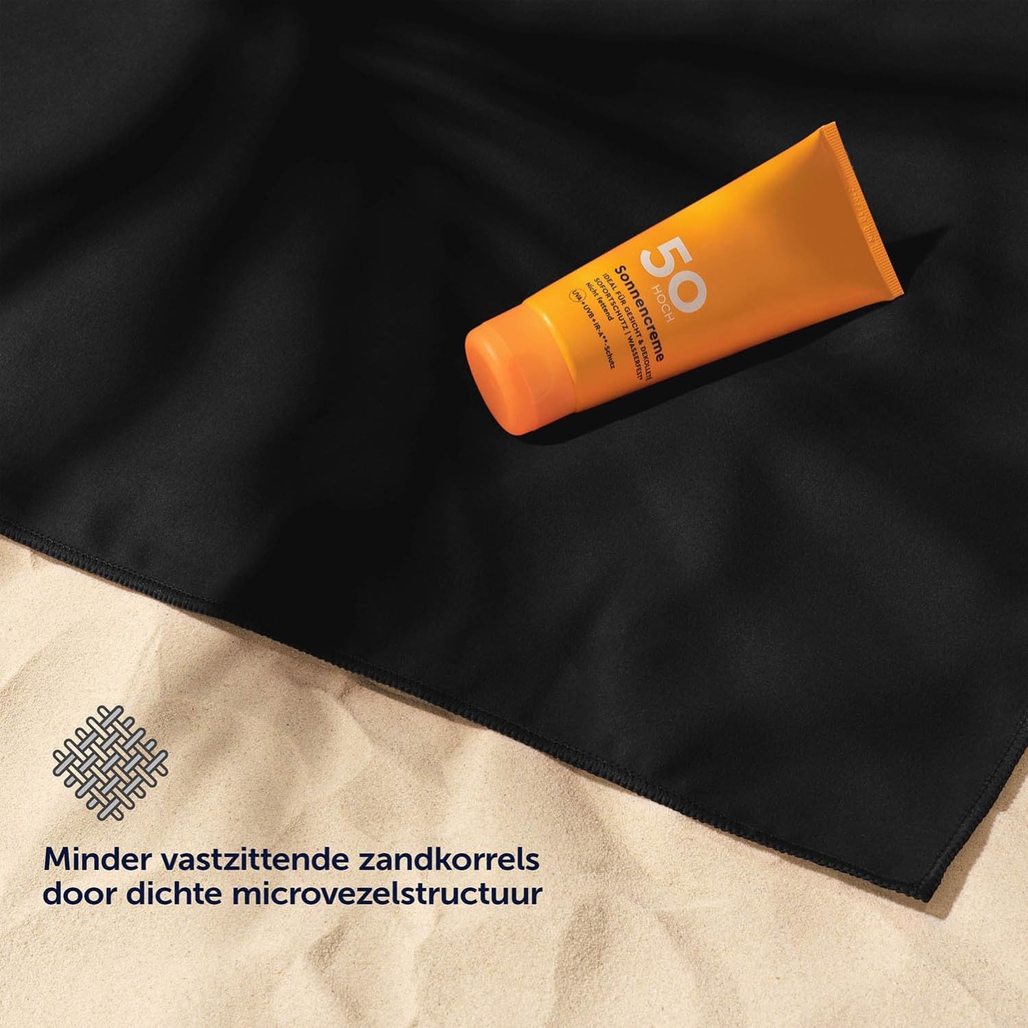 Thumbnail 5 de Blumtal microvezelhanddoek 140 x 70 cm, sneldrogend, zwart