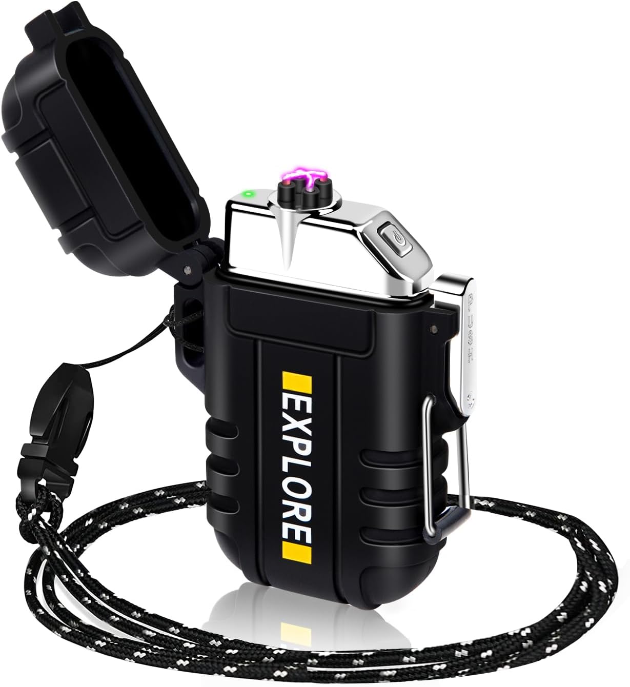 Detalle de Electric plasma lighter USB recharge