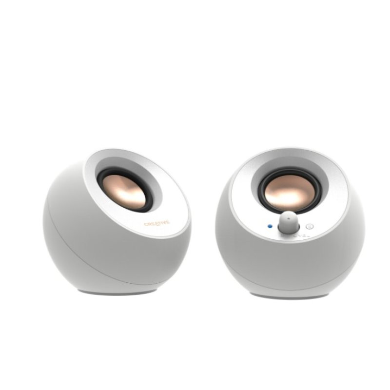Detalle 2 de Creative Estéreo 2.0 Altavoces USB-C Bluetooth 10W Blanco