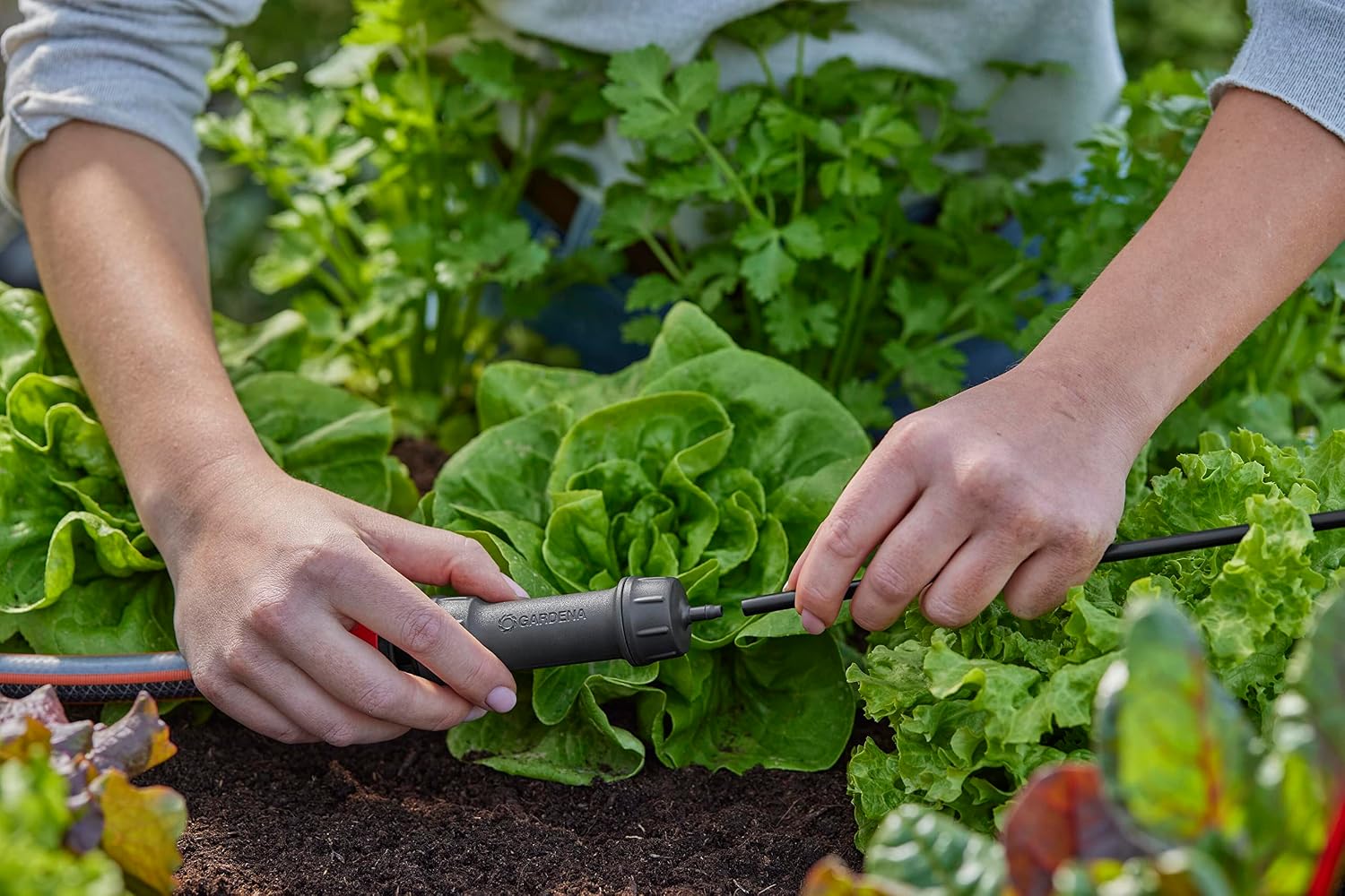 Detalle de Gardena Micro-Drip-System Master Unit 1000 (13333-20) – starting unit for automatic micro irrigation