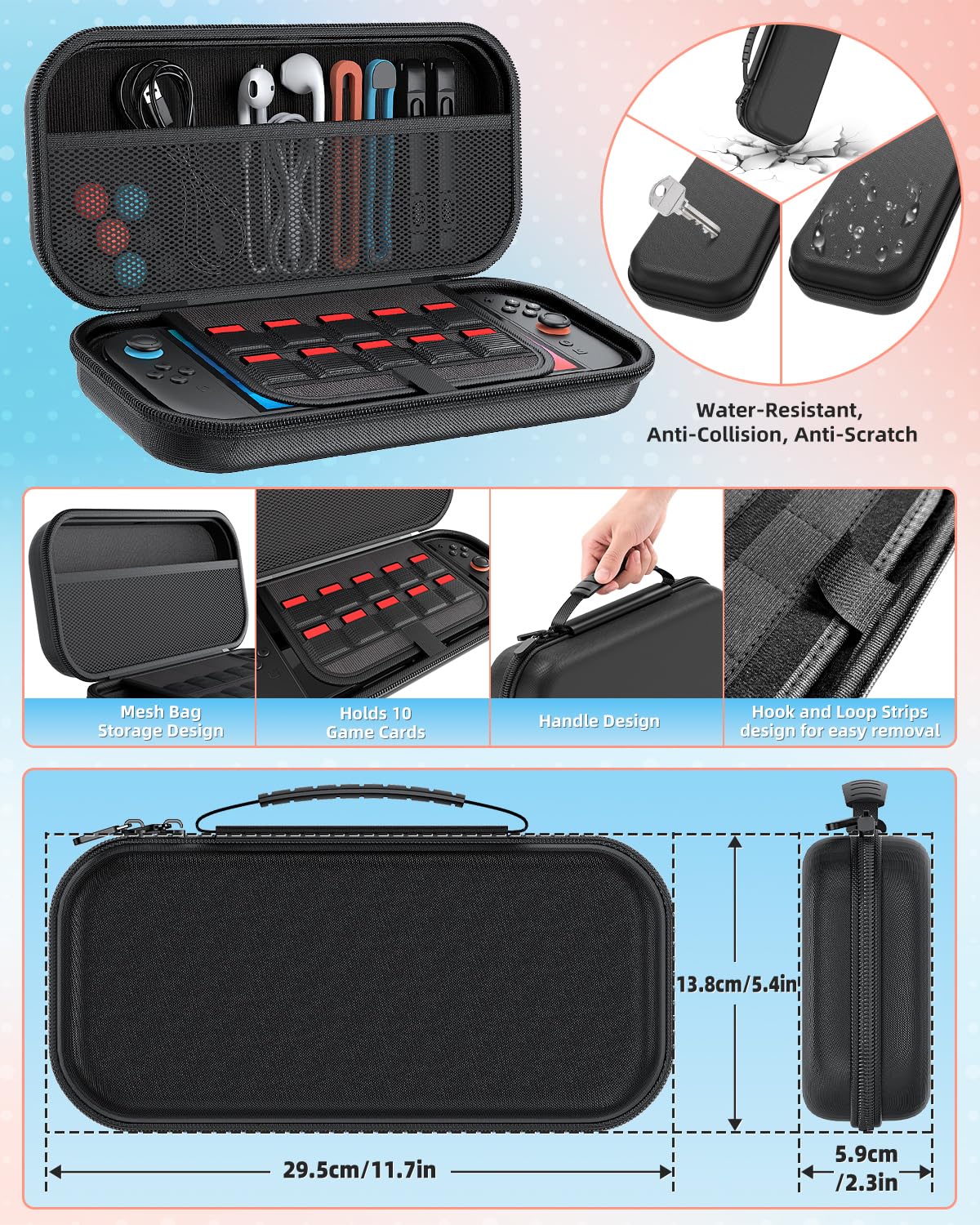 Detalle de MENEEA Switch 2 Pro Accessories Bundle 21‑in‑1