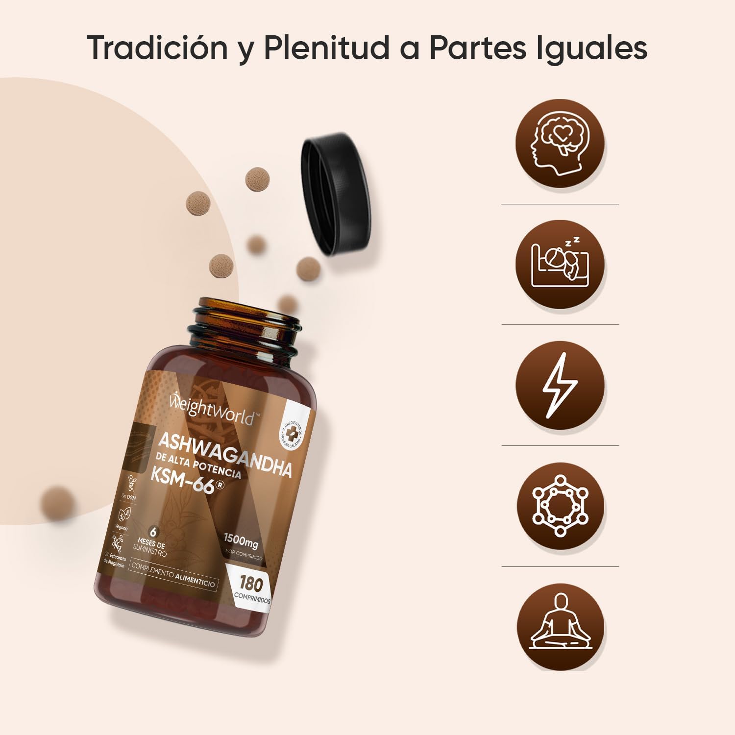 Thumbnail 2 de WeightWorld Ashwagandha KSM-66 1500mg