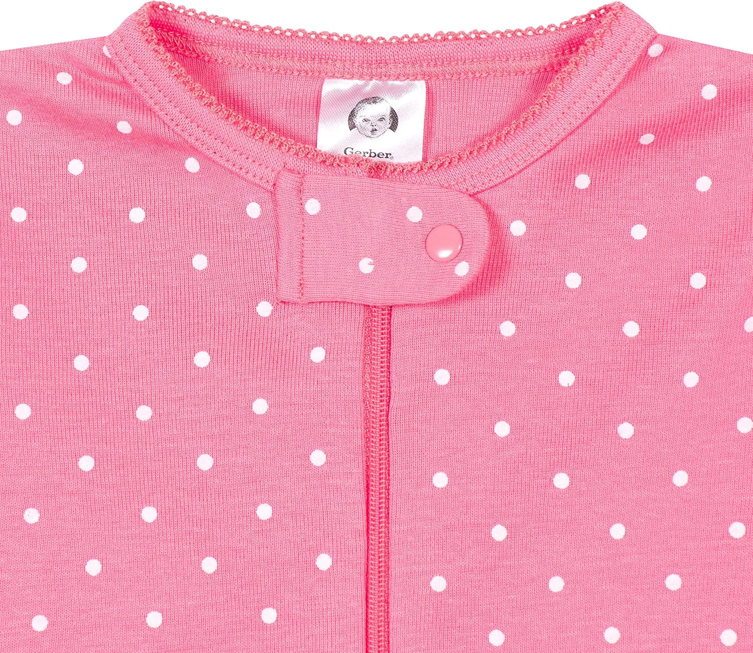 Detalle de Gerber 2-Pack Pyjamas Grenouillère avec Pieds pour Bébés et Tout-petits – Confort et sécurité