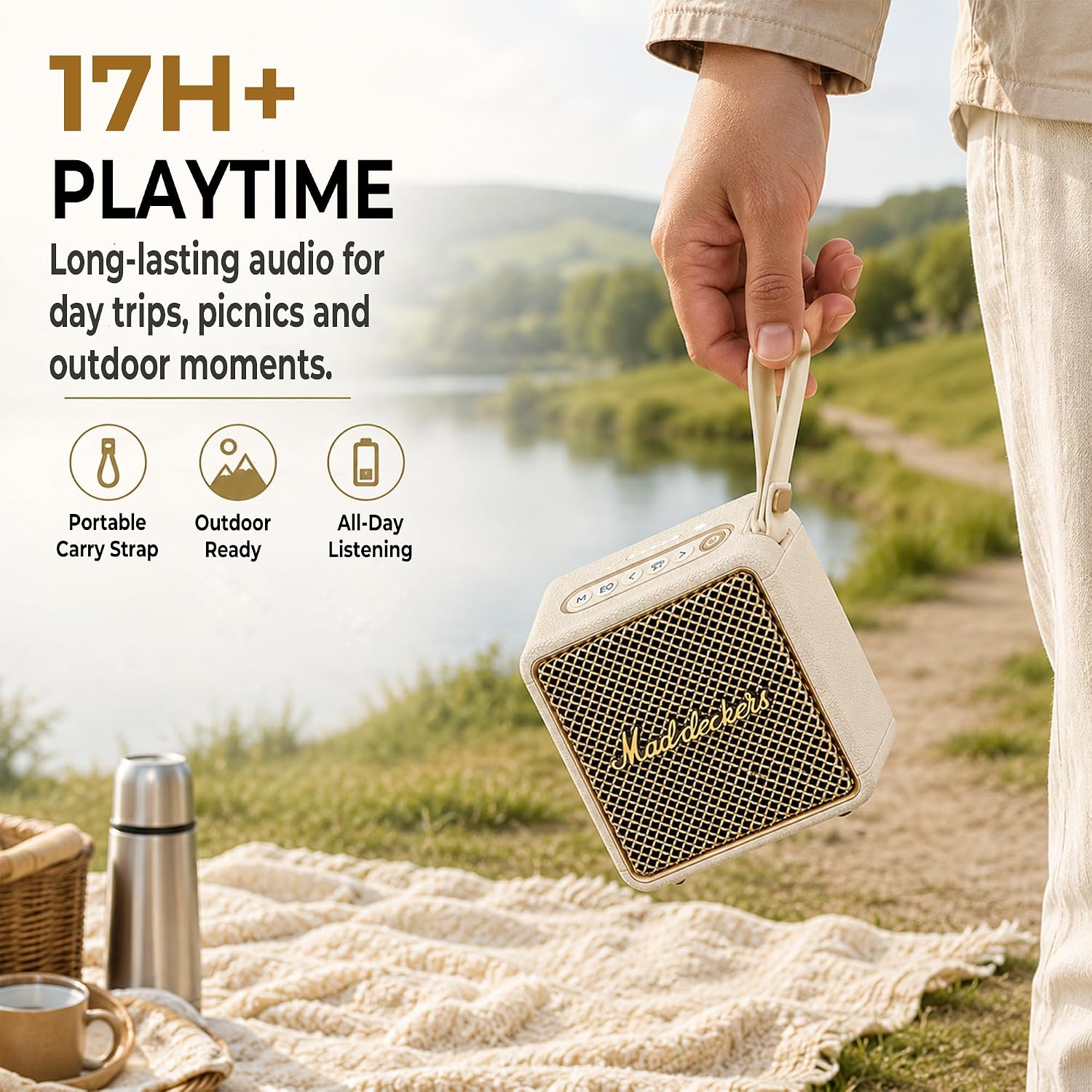 Thumbnail 4 de MADDECKERS MG II Portable Bluetooth Speaker – 24W RMS, IP67, 17+ Hours