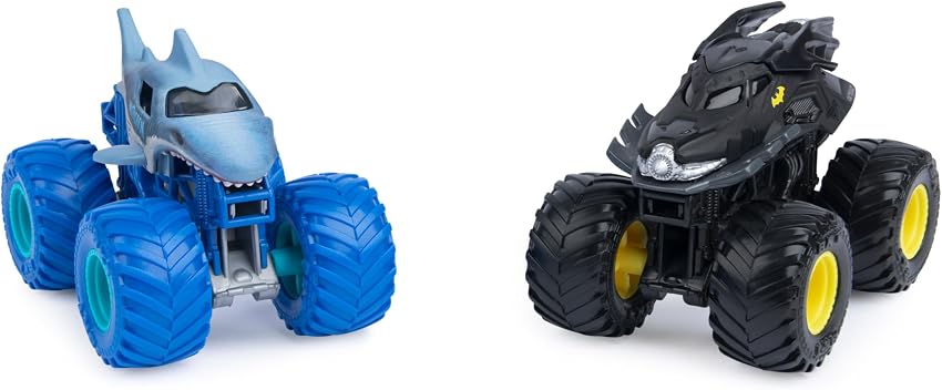 Thumbnail 1 de Monster Jam 🛻 Pack de 2 Trucks Batman vs Megalodon 1:64