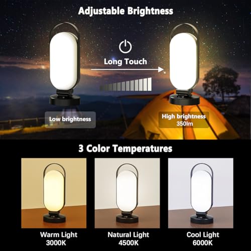 Thumbnail 1 de Hapfish Luz Camping Recargable 5000mAh: lámpara solar plegable LED sin cable para tienda y emergencias