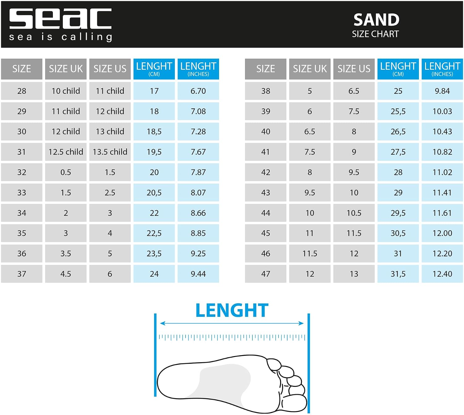 Detalle de Seac Sand scarpette da scoglio, spiaggia e mare con suola antiscivolo e neoprene