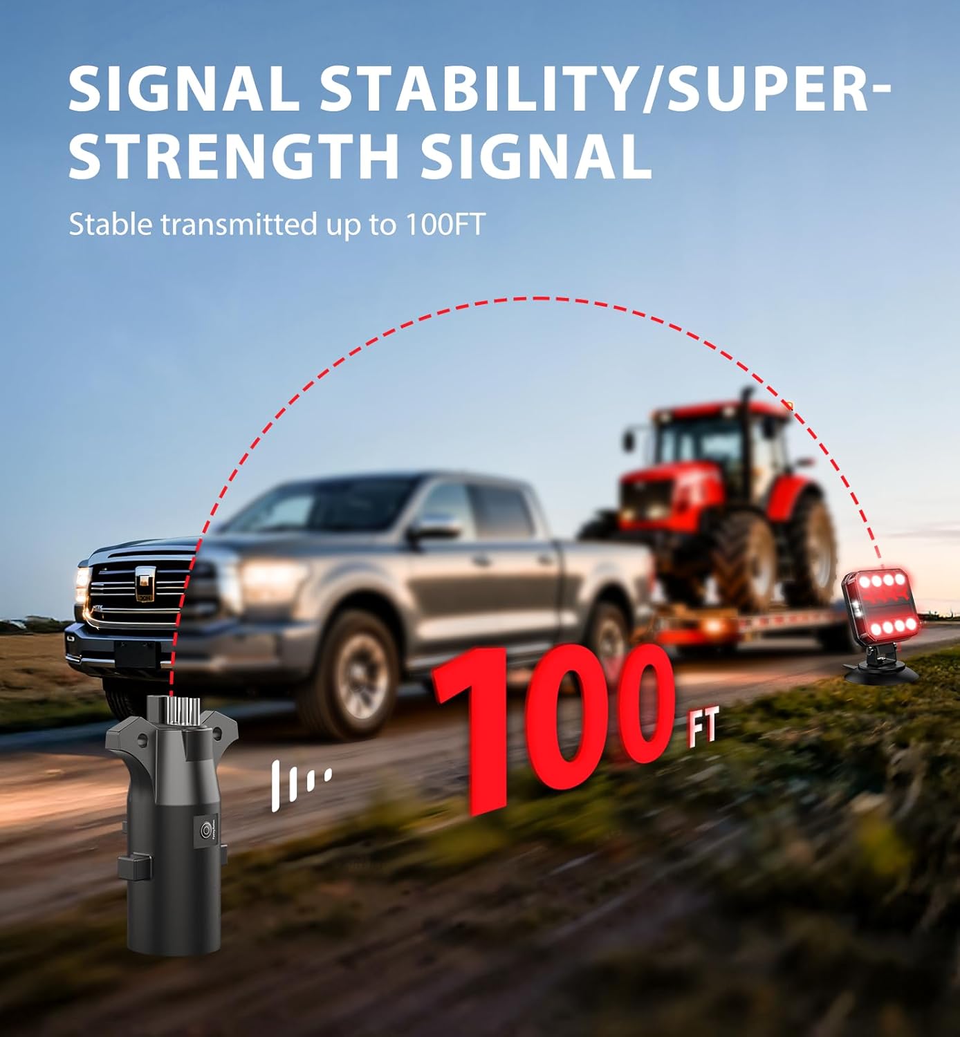 Thumbnail 2 de Wireless Bluetooth Magnetic Trailer Lights Kit: 5-in-1 LED Safety for Trailers, RVs, and Boats