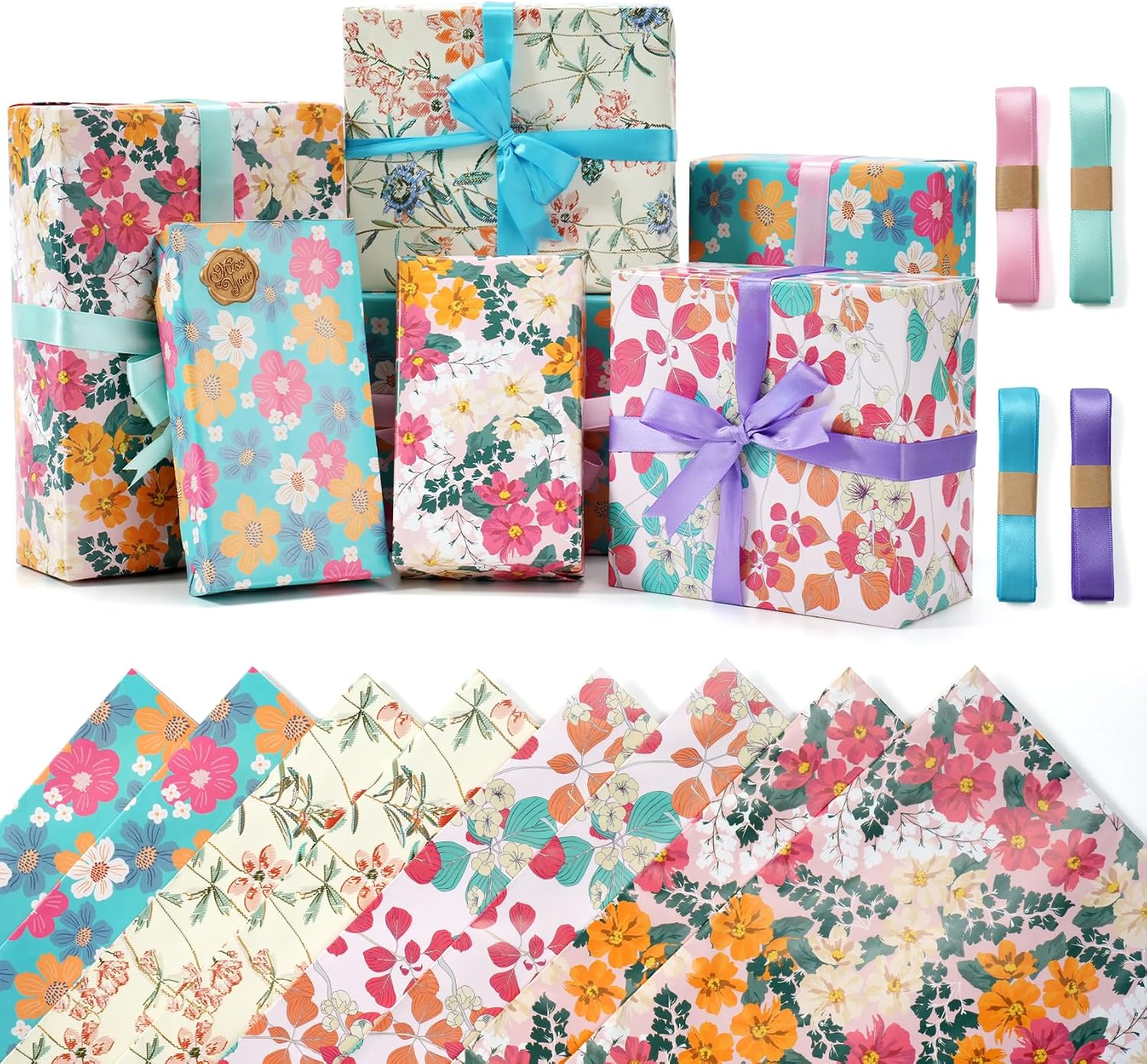 Thumbnail 6 de Juertime Gift Wrap Paper Set, 20 x 28 Inch