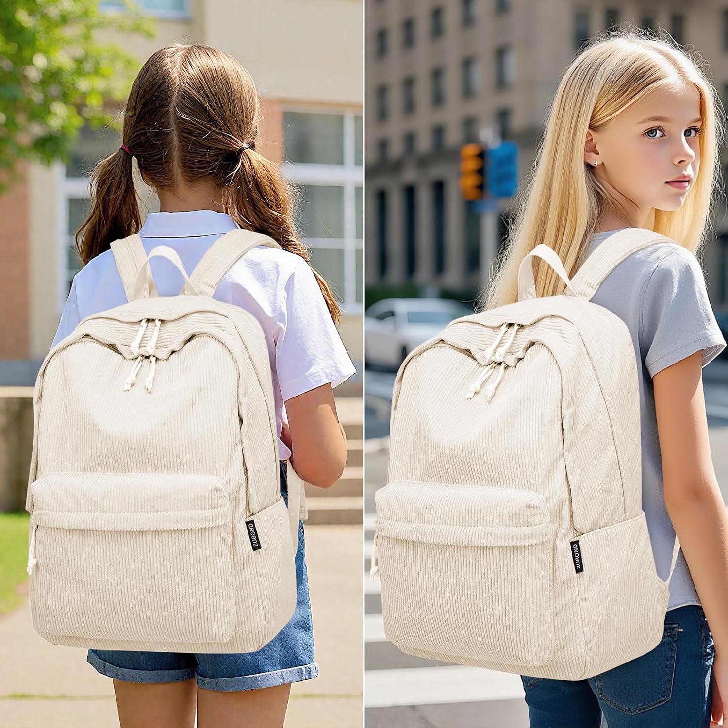 Detalle 2 de ZUBOND Corduroy Backpack