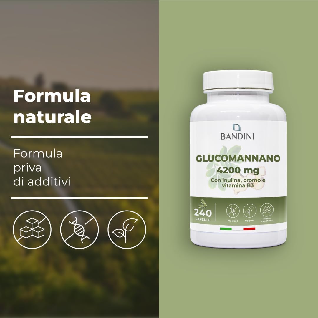 Detalle 2 de Bandini GLUCOMANNANO FORTE 4.200 mg