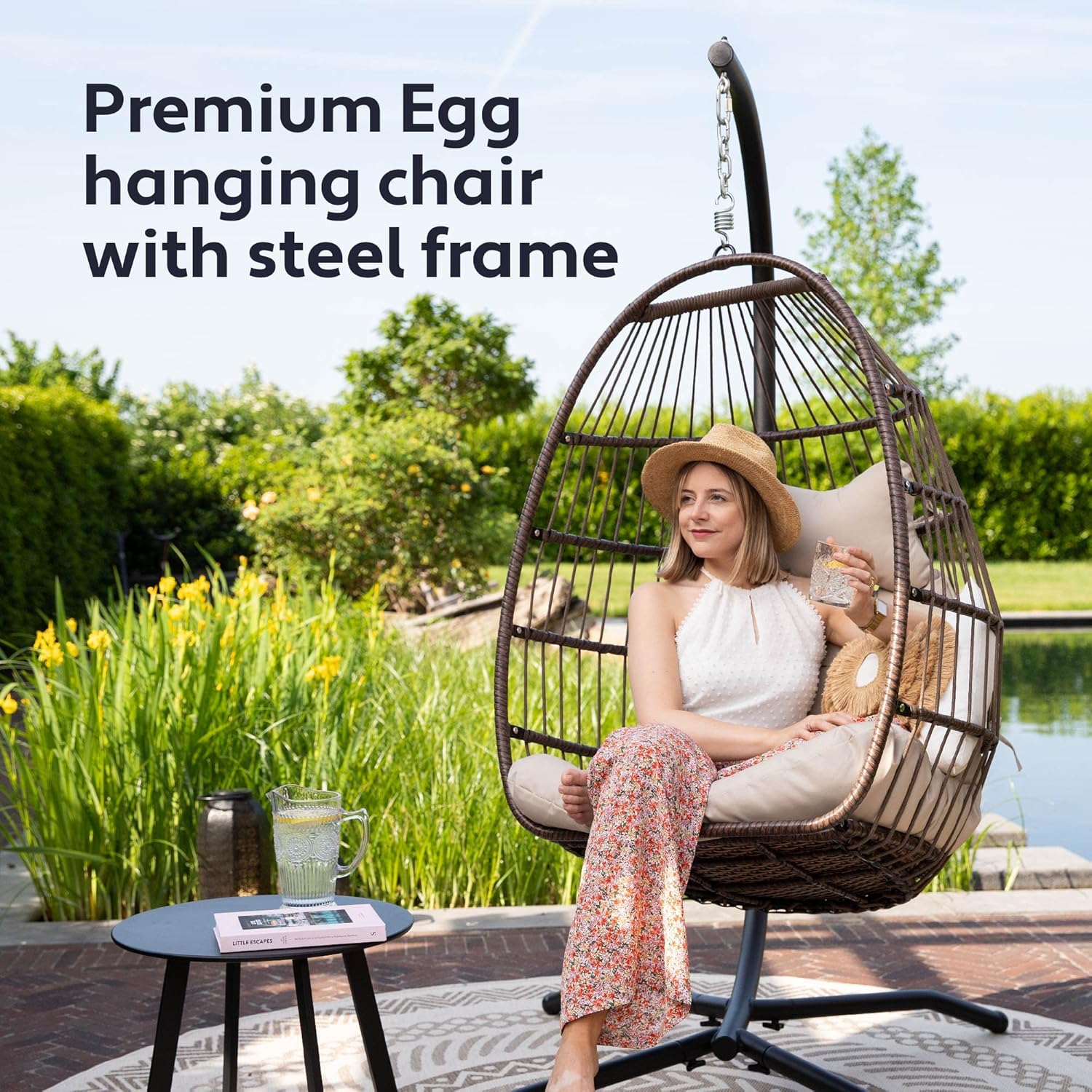 Detalle 2 de Vita5 Hanging Egg Chair 150 kg load capacity