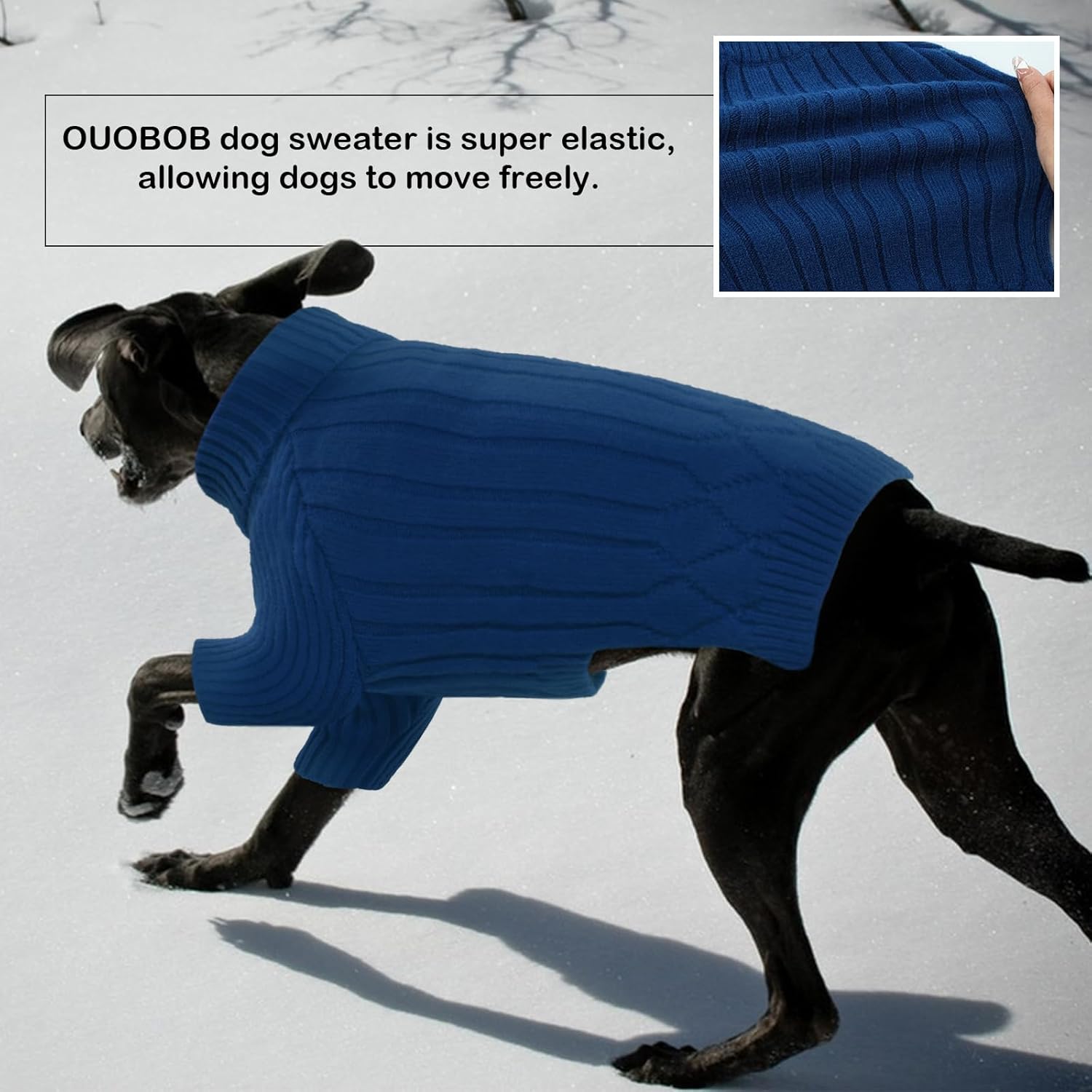 Thumbnail 4 de OUOBOB Large Breed Dog Jumpers XXXL