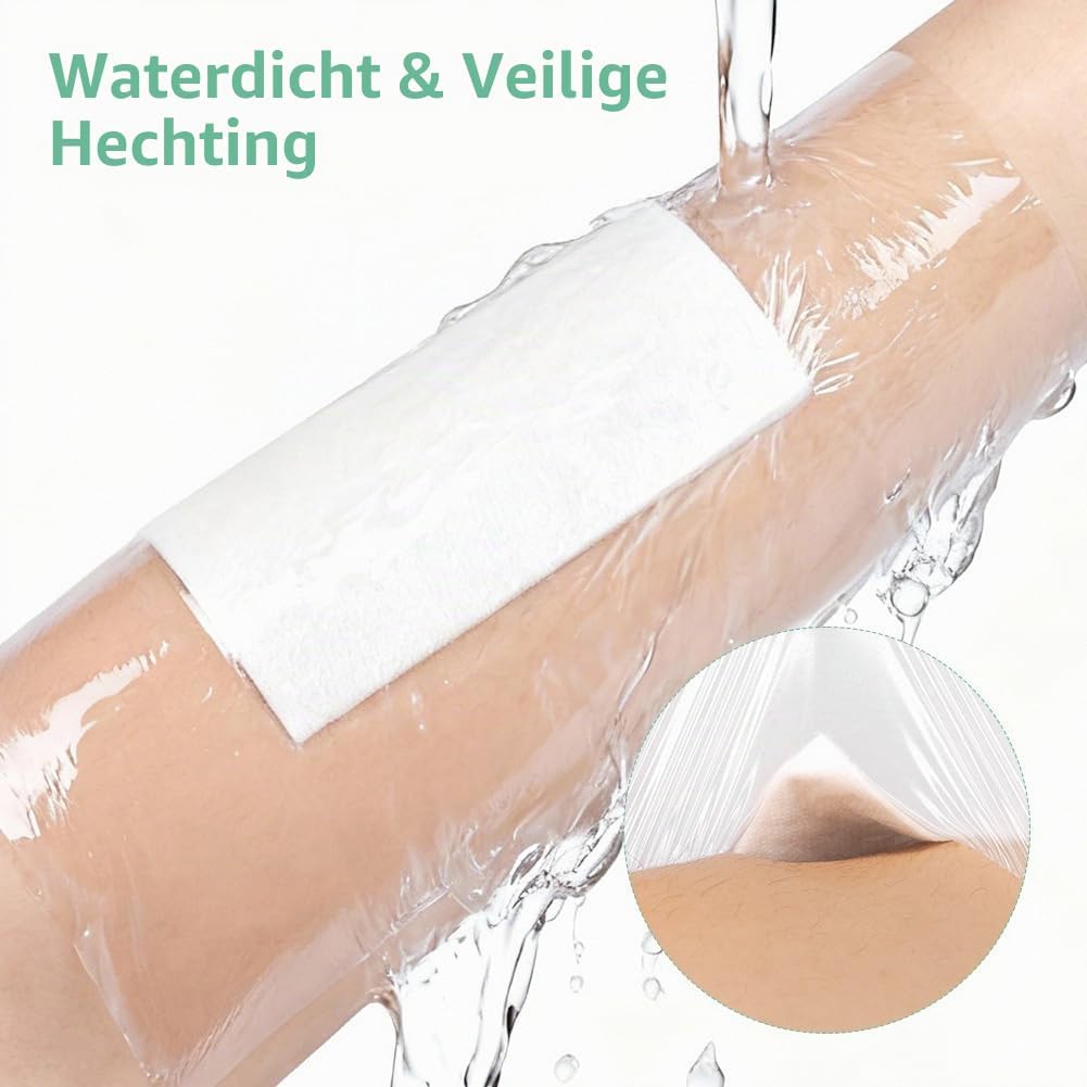 Detalle 2 de AOOWU 5455884 douchepleisters 20 x 20 cm, waterdicht met absorberend kussen