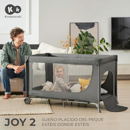 Thumbnail 7 de Kinderkraft Joy 2: Cuna de viaje 3 en 1 para bebé y niño (hasta 25 kg)
