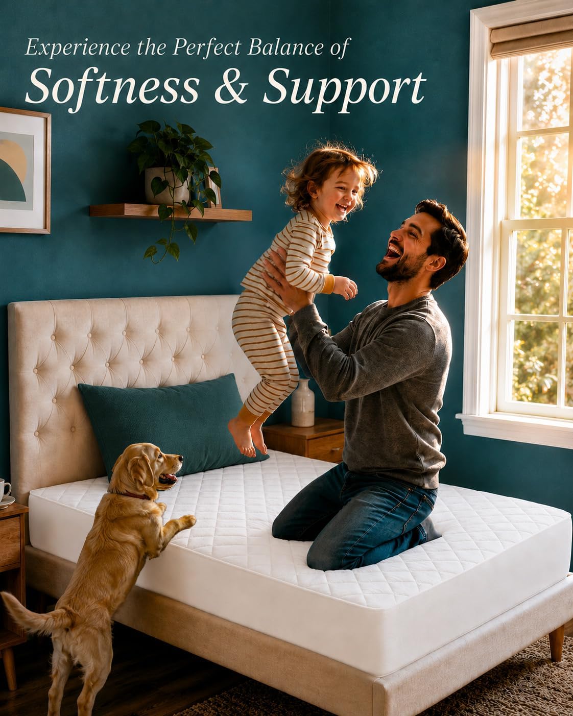 Detalle de Utopia Bedding Twin XL Quilted Mattress Pad, 100% Polyester, Fits Mattresses up to 16 Inches Deep