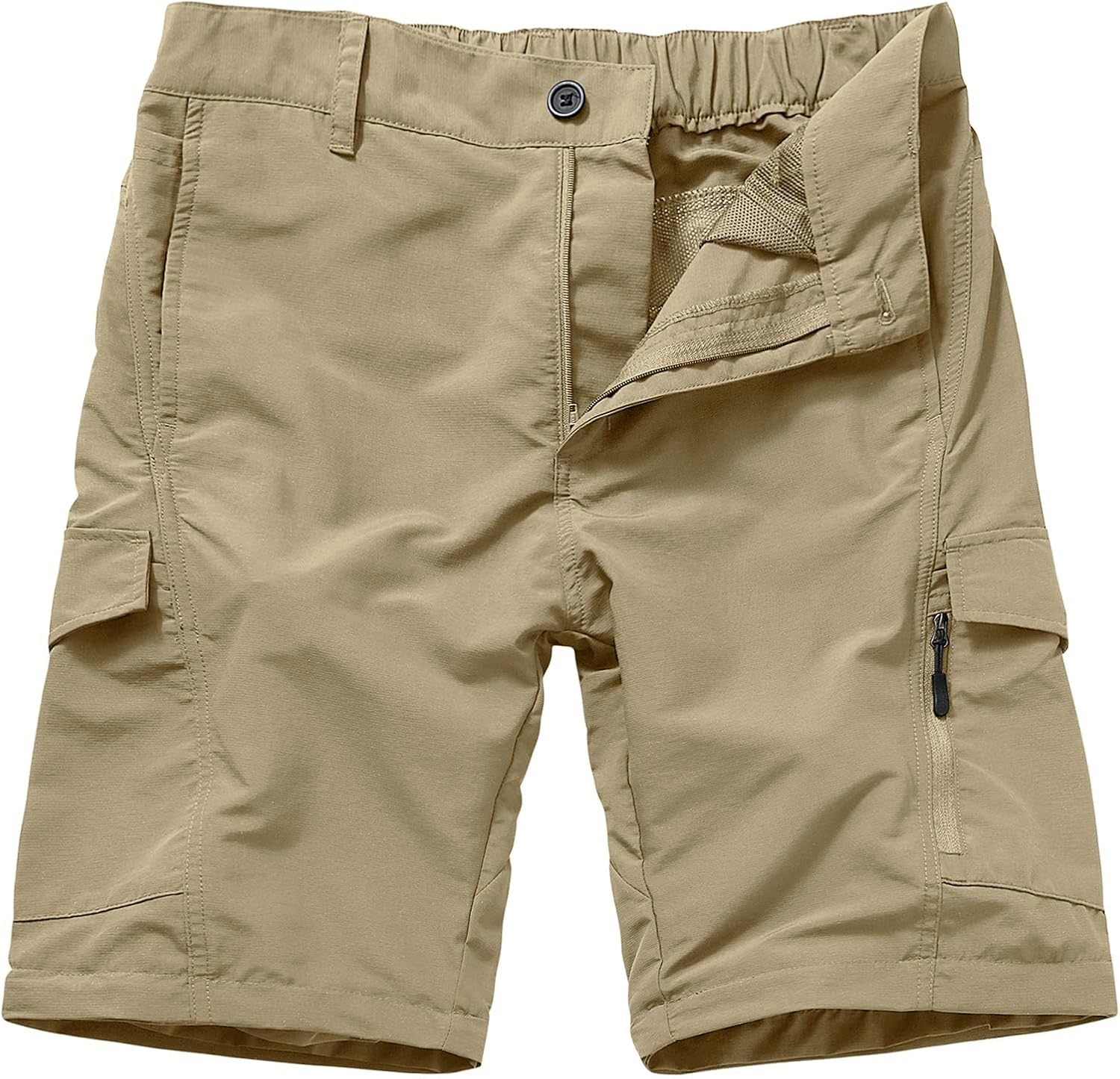 Detalle de Jessie Kidden Hiking Trousers for Men: Quick-Dry, Lightweight Convertible Cargo Pants