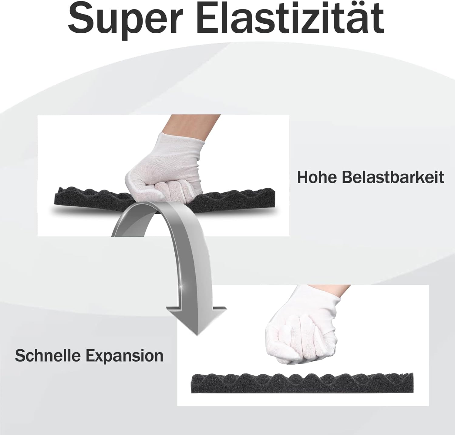 Thumbnail 5 de AUSLET Akustikschaumstoff: 36x Noppenschaumplatten in Schwarz, 30×30×5 cm – Schallschutz für Studio & Home