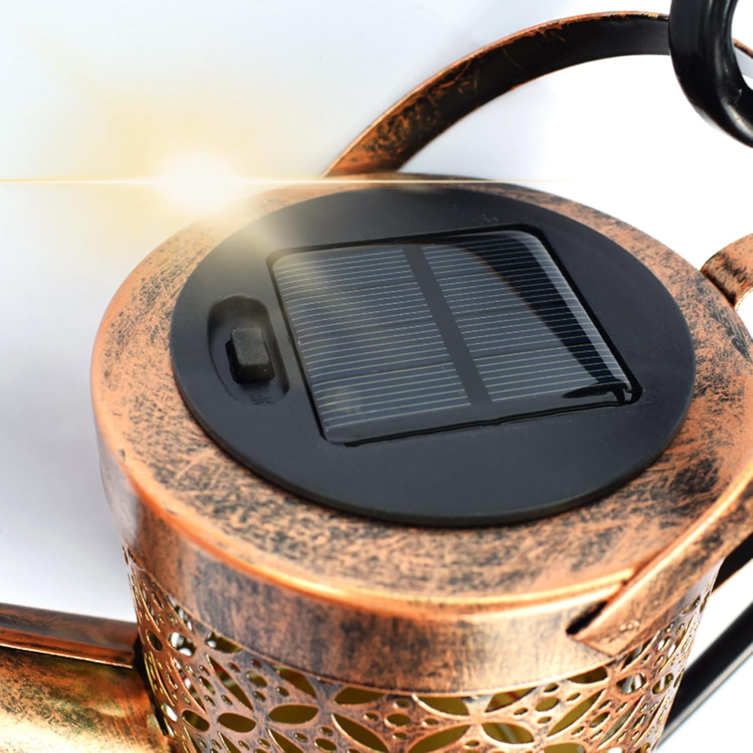 Thumbnail 4 de ZKLiLi solar watering can with cascading lights – waterproof hanging garden lantern