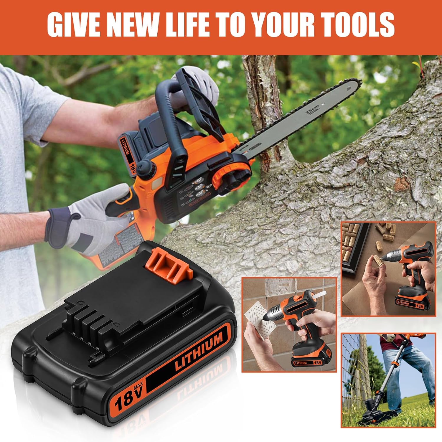 Thumbnail 5 de TOPBATT 2x Batterie di ricambio 18V 3000mAh per Black Decker – compatibilità ampia e sicurezza integrata