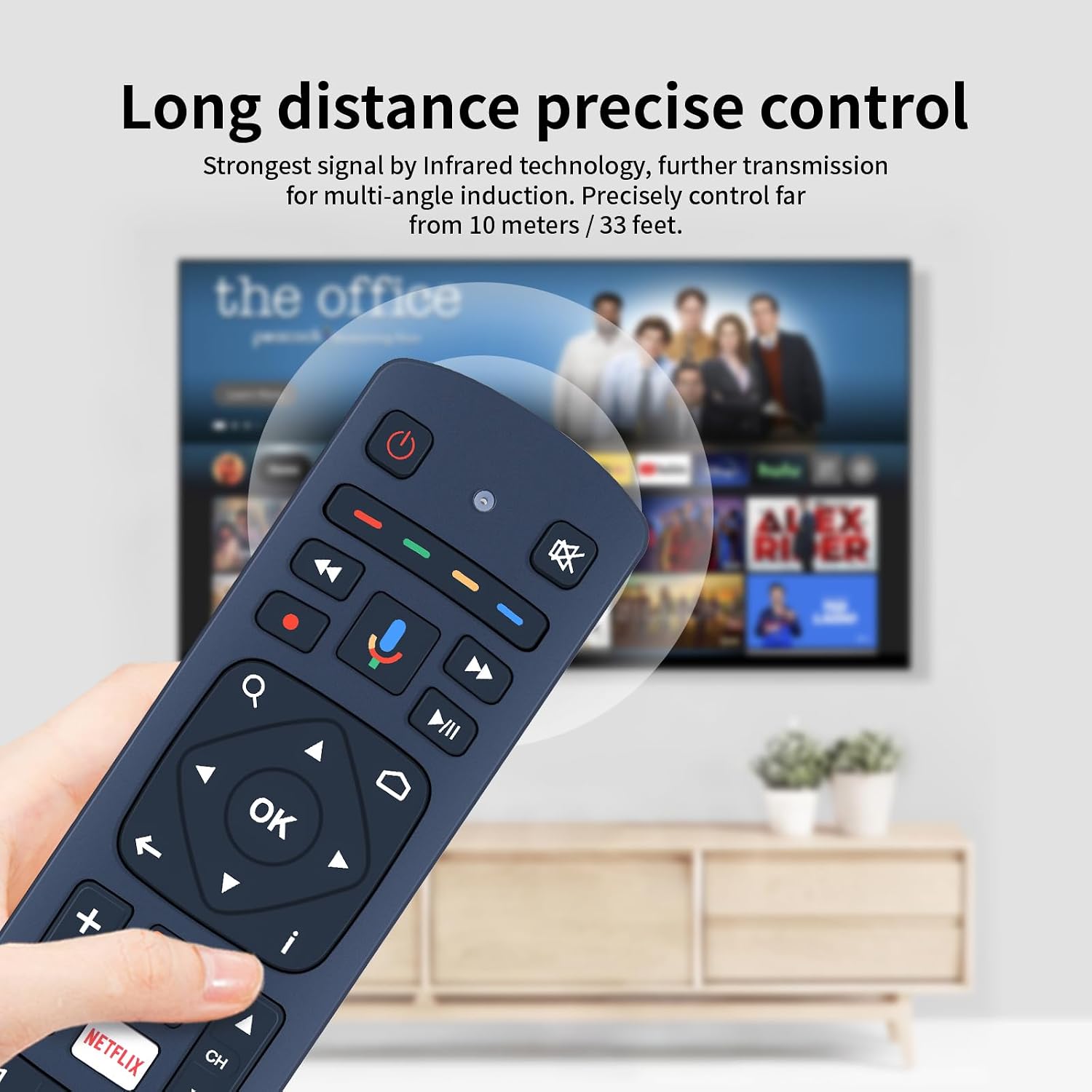 Detalle de TCNOUMT DV855 voice remote replacement