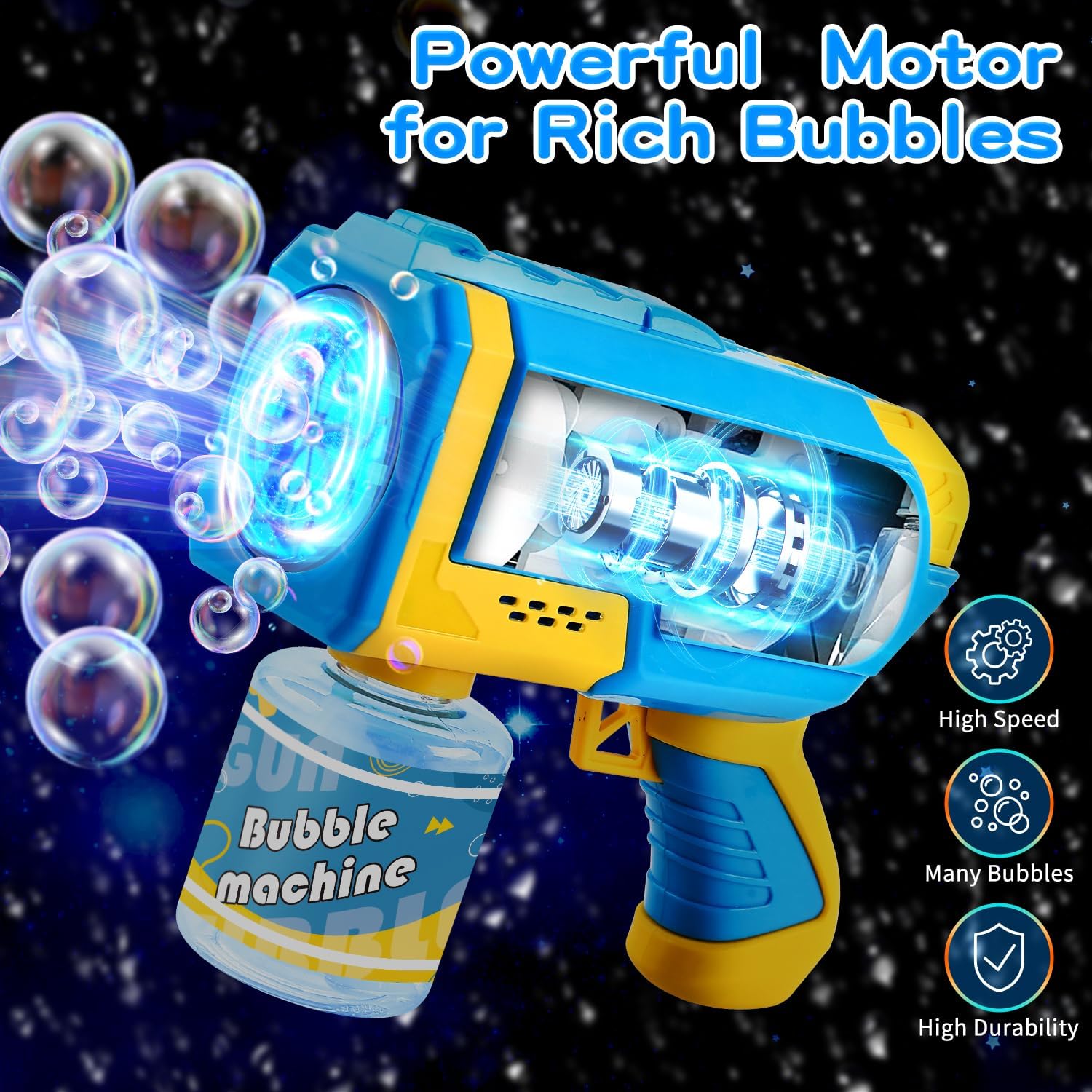 Detalle de EagleStone Bubble Gun Pack 2 — 4-Bottle Set