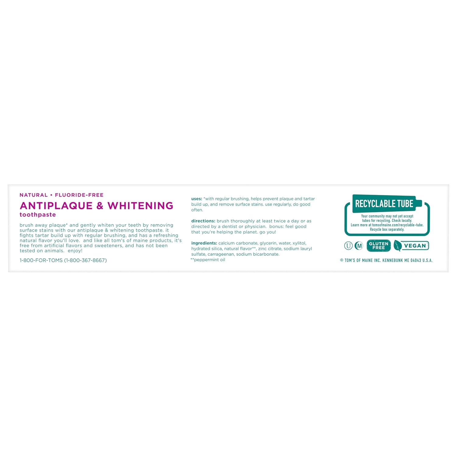Thumbnail 6 de Peppermint fluoride free toothpaste 5.5 oz