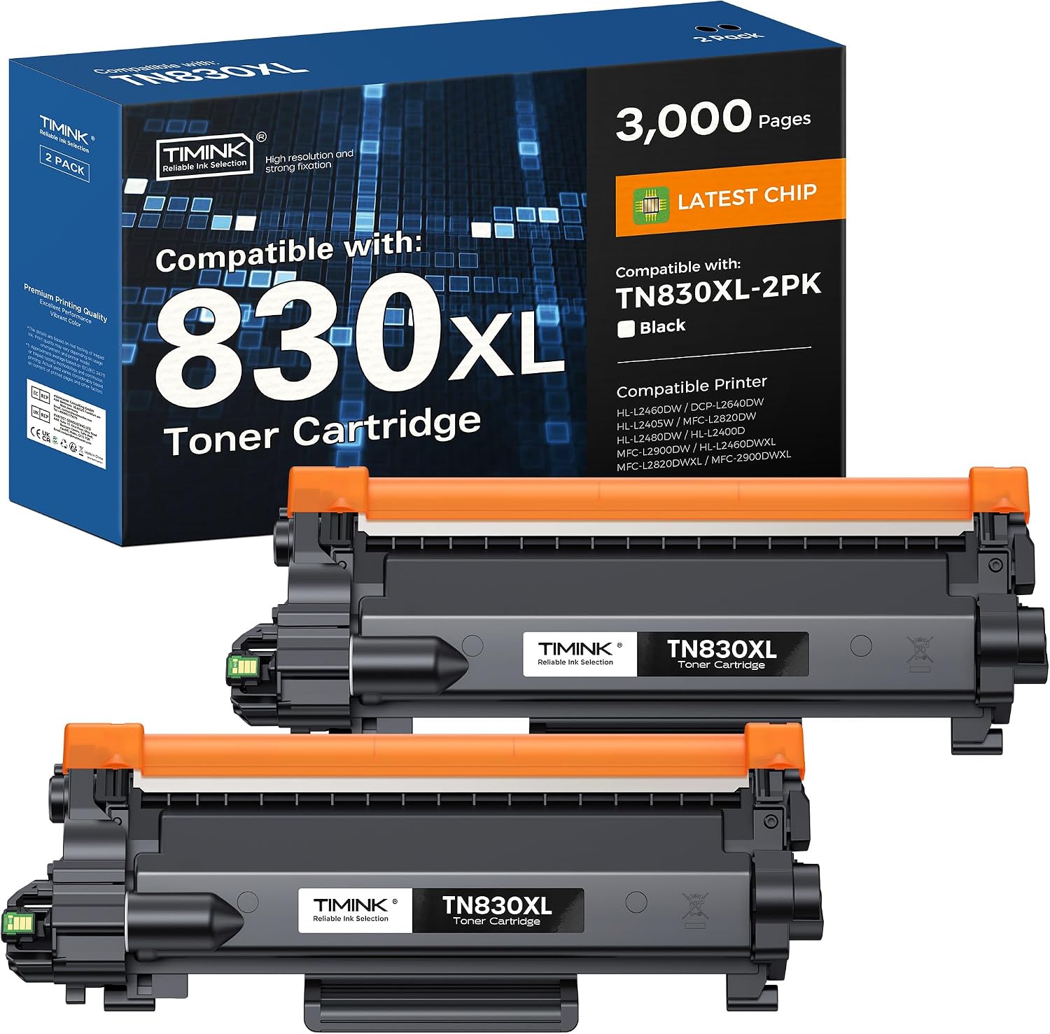 Detalle de TN830XL Compatible Toner Cartridge