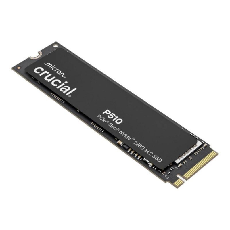 Detalle de Crucial P510 1TB M.2 NVMe Gen5 PCIe 5.0 – Rendimiento extremo para gaming y creación