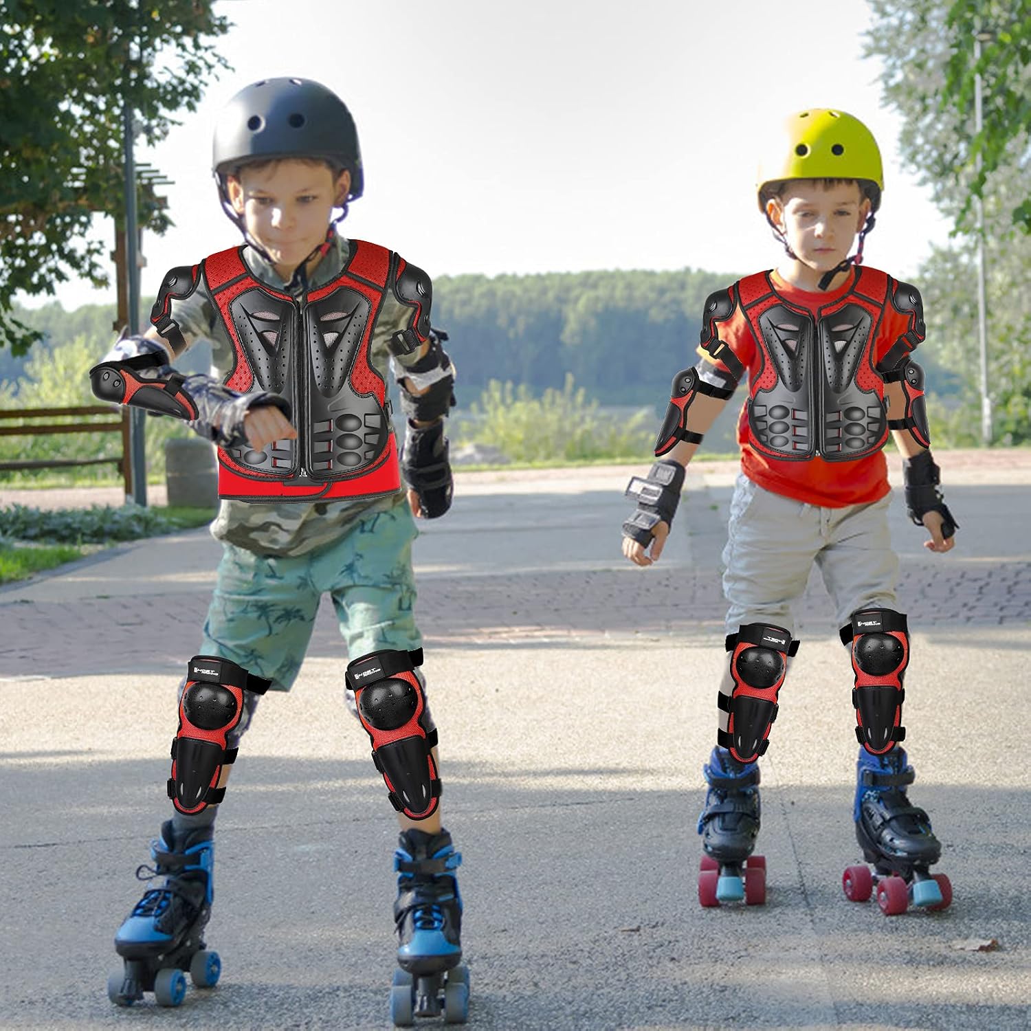 Thumbnail 6 de Youth Dirt Bike Armor Set by JUSTDOLIFE — 5-Piece Kids Motorcycle Protective Gear