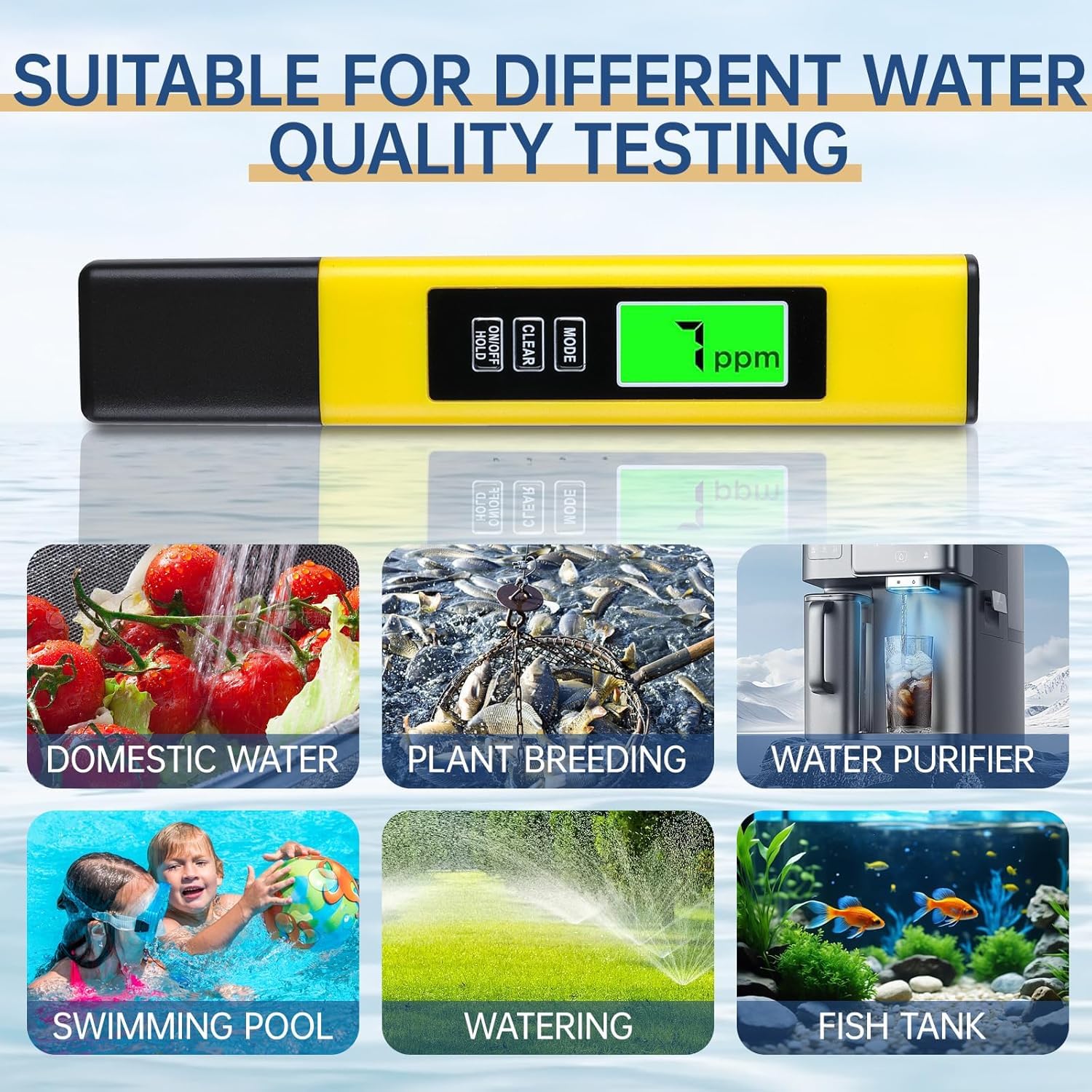 Thumbnail 6 de NATFORTREE 4-in-1 TDS Meter 0-9999 ppm