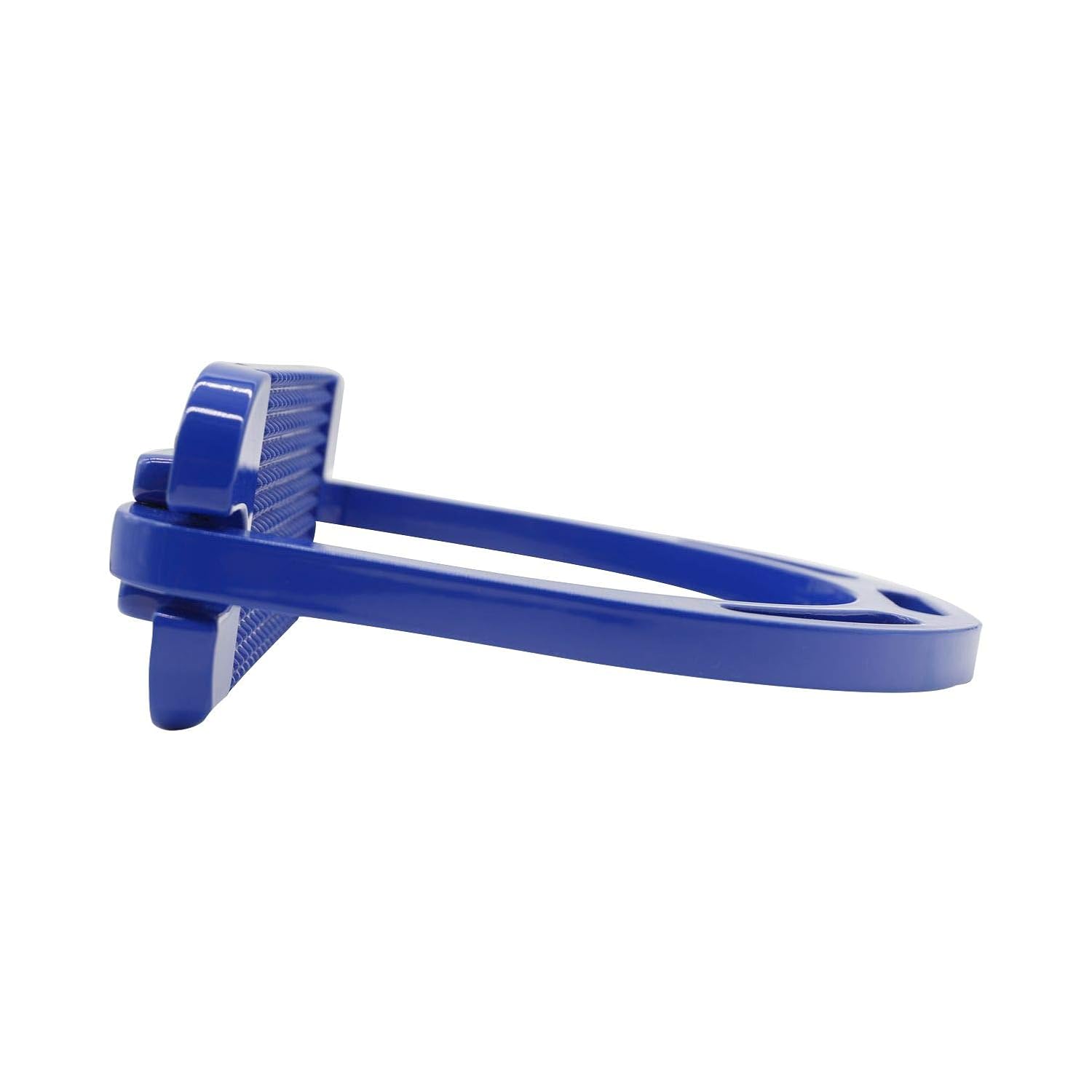 Detalle 2 de AK ultra-light aluminium equestrian stirrups with extra-wide sole (blue, 4.75in)