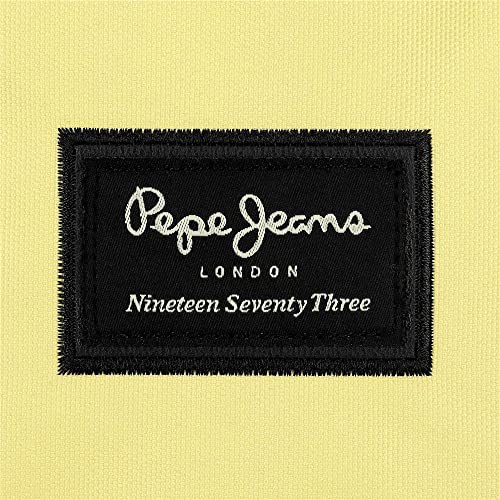 Detalle de Pepe Jeans Aris Estuche Triple Amarillo 22x12x5 cm – Poliéster