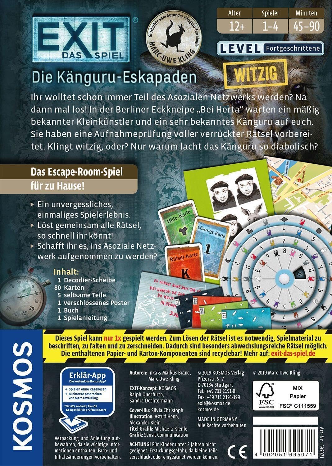 Detalle de EXIT – het spel: De kangoeroe-escapaden, gevorderde escape room voor 1-4 spelers