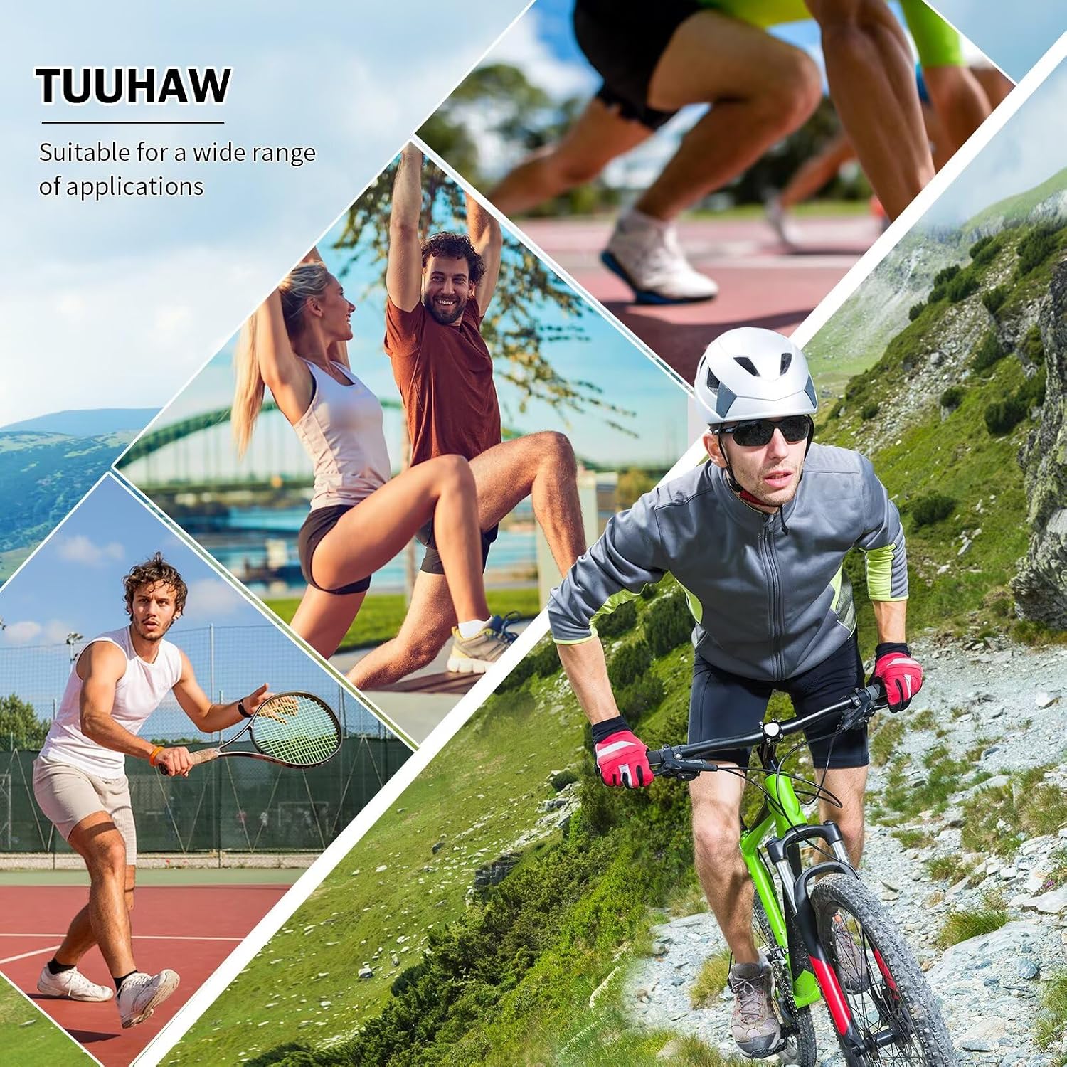 Detalle 2 de TUUHAW Trainer Socks 10 Pairs Cotton Ankle Socks