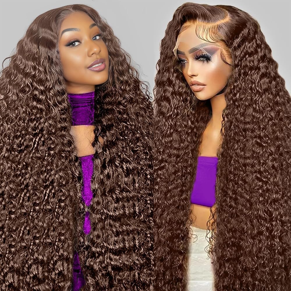 Thumbnail 6 de 250% Density Deep Wave Lace Front Wig 30in