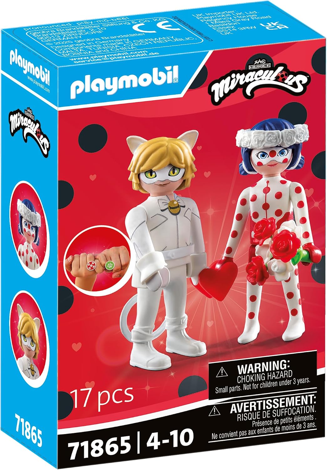Imagen de PLAYMOBIL Miraculous: Coccinelle e matrimonio di Cat Noir – Set 71865, per bambini dai 4 anni en OfertitasTOP