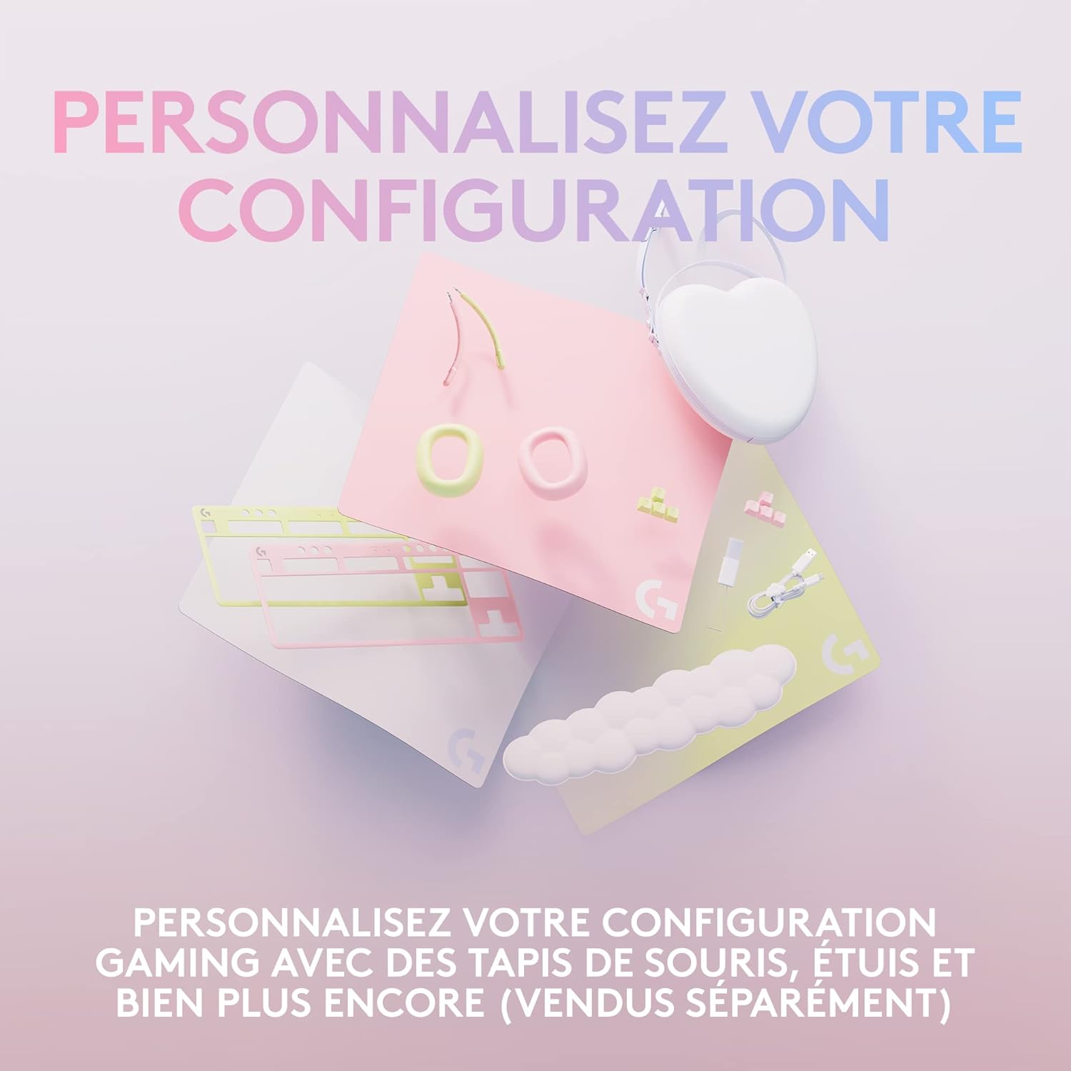 Thumbnail 6 de Logitech G G705 Souris gamer sans fil compacte LIGHTSPEED et Bluetooth, éclairage RVB LIGHTSYNC personnalisable (blanc)