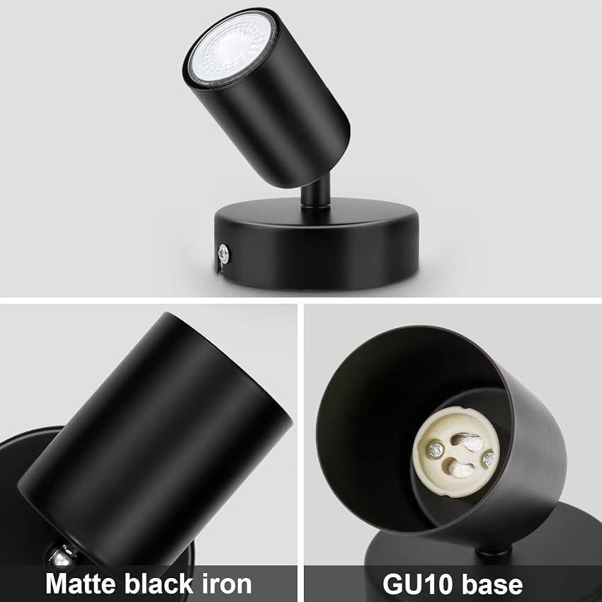 Detalle de Dehobo Foco de pared GU10 ajustable 50W