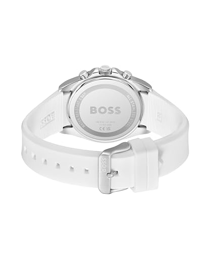 Thumbnail 2 de BOSS Strike Chrono – Quarzchronograph für Herren mit weißem Silikonarmband, 41 mm