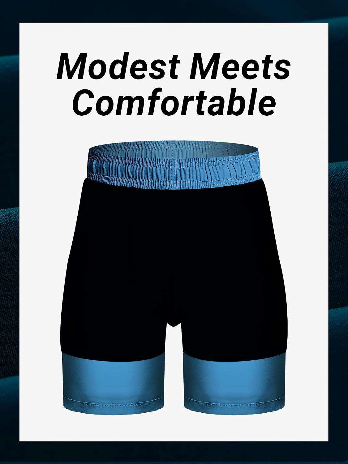 Detalle 1 de Arcweg Herren-Badeshorts 2-in-1 mit Liner