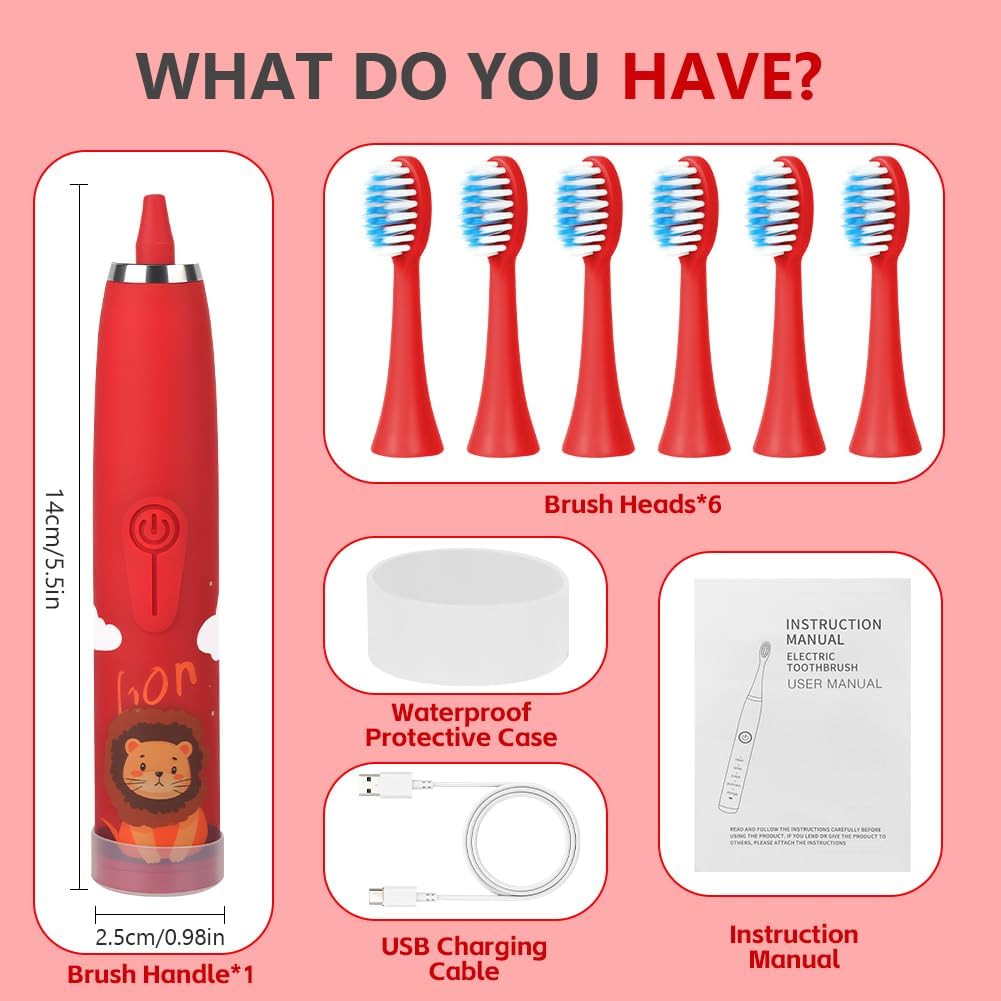Detalle 2 de Vicloon Kids Electric Toothbrush 18000 rpm