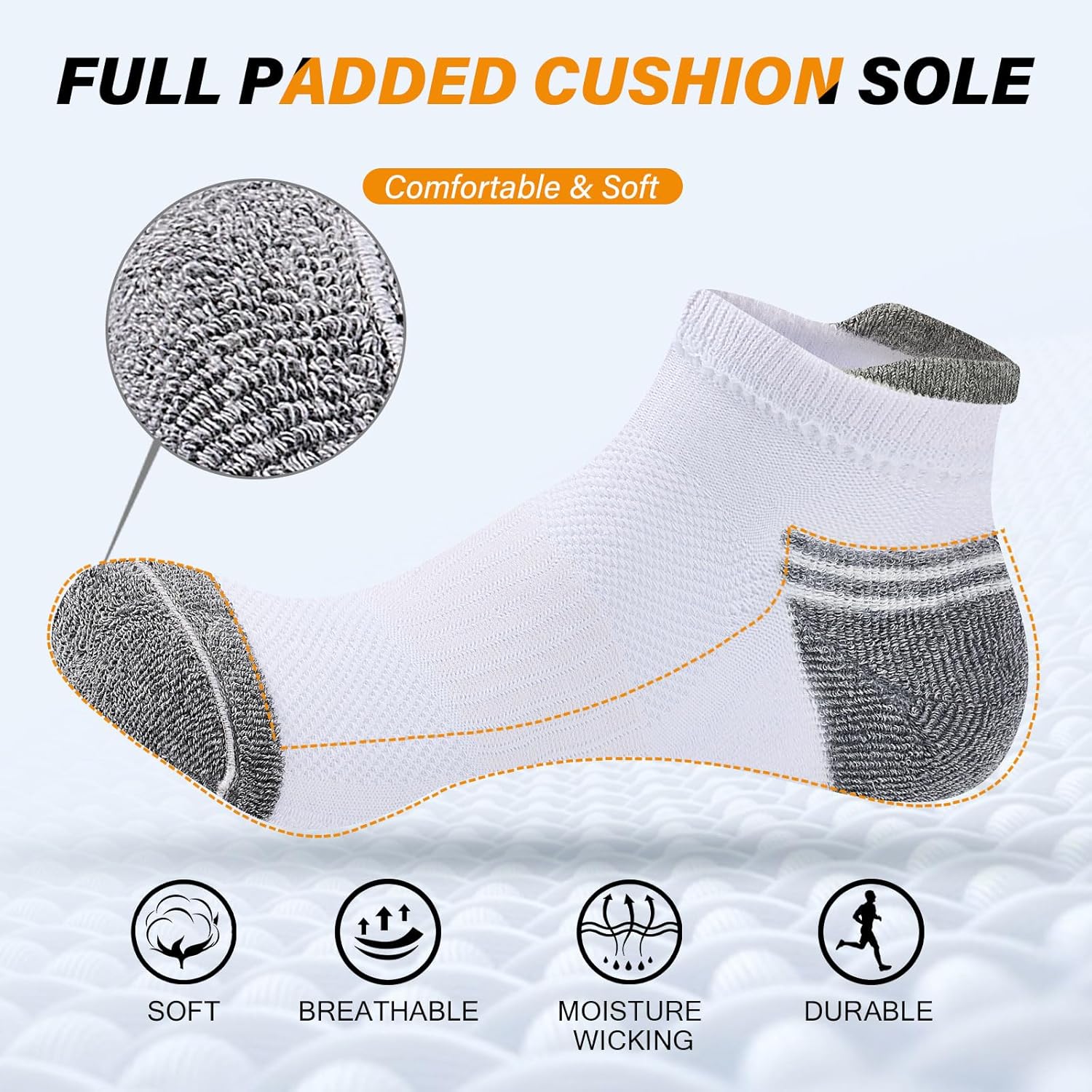 Detalle de Niorasen 10 Pairs trainer socks