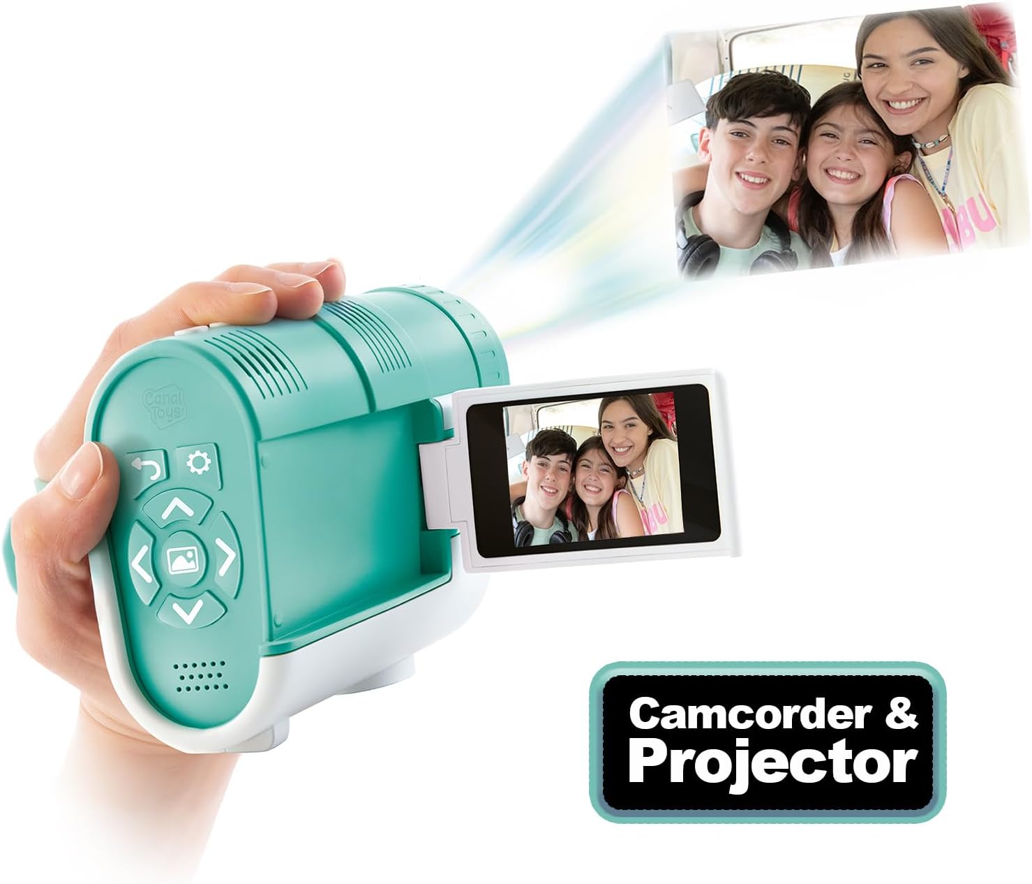 Thumbnail 2 de Caméra Projecteur Bleu Canal Toys 3 en 1 – Capture, Projette et Partage les Moments (CLK 039)