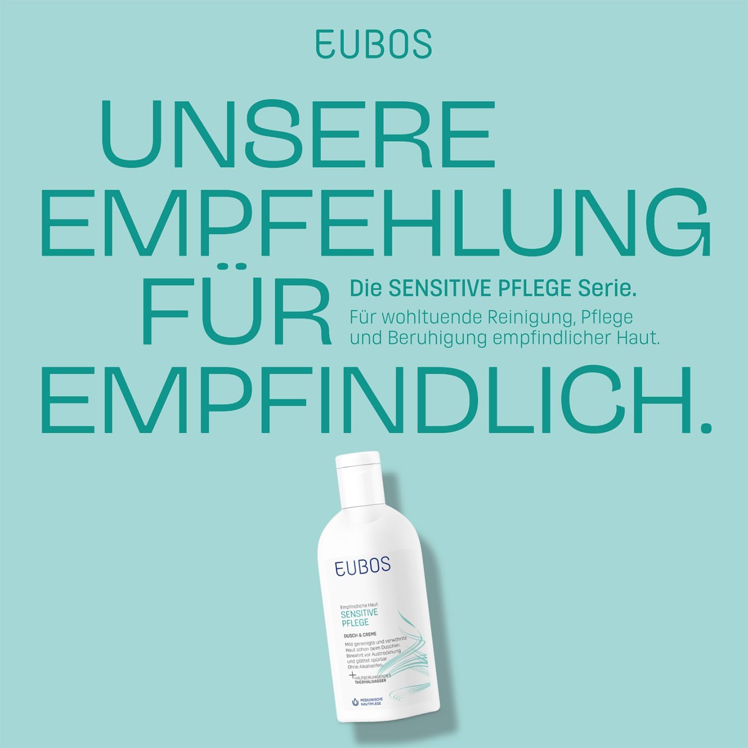 Detalle de EUBOS SENSITIVE Douche & Crème 200 ml voor dagelijkse reiniging